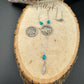 Vintage Indian Head Buffalo Nickel Lariat Necklace with Royston Turquoise on Sterling Silver