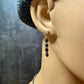 Elegant Drop Earrings featuring Hematite Onyx and Navajo Pearls