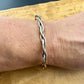 Handcrafted Rustic Bronze Braided Cuff Bracelet - Adjustable Bronze Jewelry