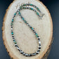 Turquoise Navajo Pearls Necklace – Southwestern Style Native Sterling Silver Jewelry
