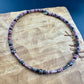 Chic Black Pink Rhodonite Choker - Stylish Memory Wire Jewelry