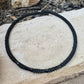 Chic Onyx Choker - Elegant Memory Wire Design Necklace