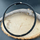 Chic Onyx Choker - Elegant Memory Wire Design Necklace