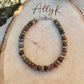 Picasso Jasper Bracelet – 6mm Red Creek Beads with Sterling | Stackable Boho Western Soul