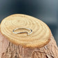 Sterling Silver Dainty Wavy Twist Ring | Elegant Minimalist Design