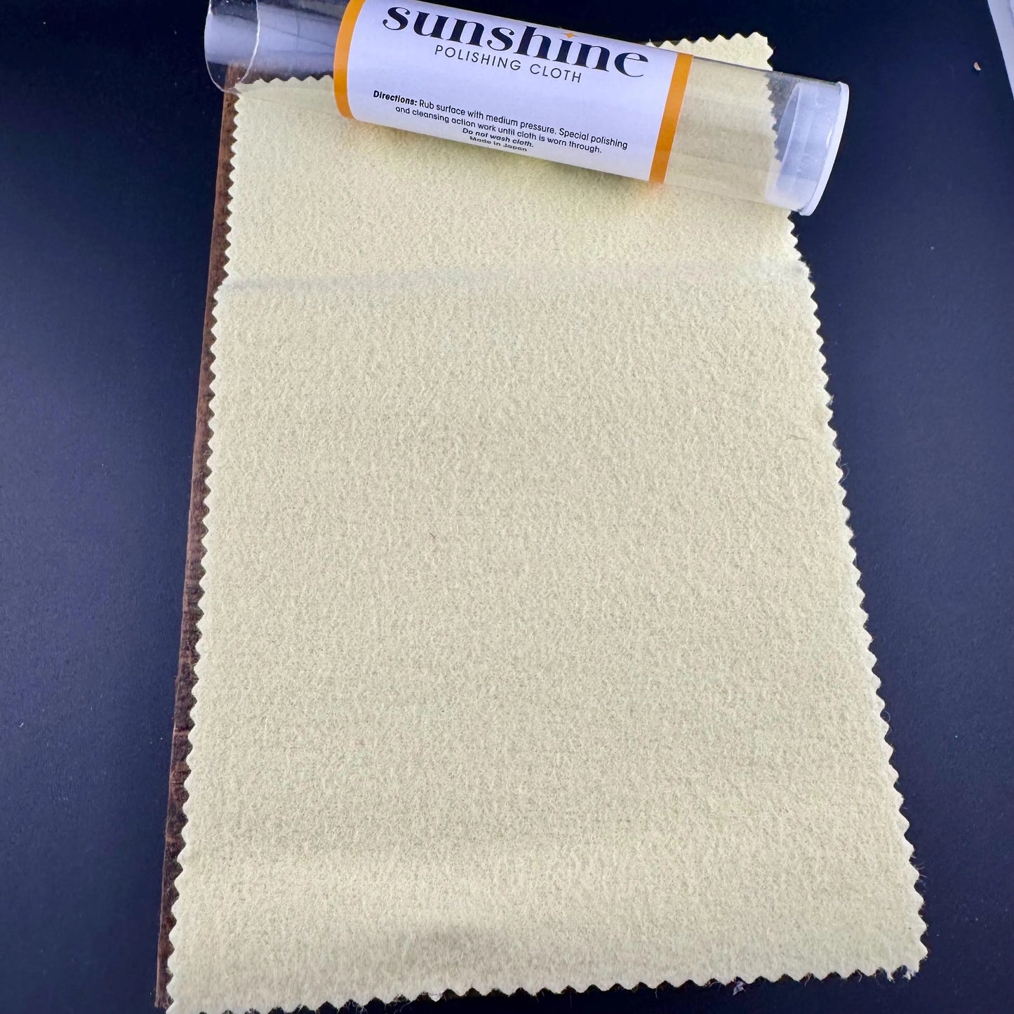 Large Sunshine Jewelry Polishing Cloth: Tarnish Remover, Silver & Gold Cleaning