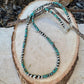 Navajo Pearl Turquoise Necklace – Sterling Silver Gemstone Southwestern Style Choker Necklace