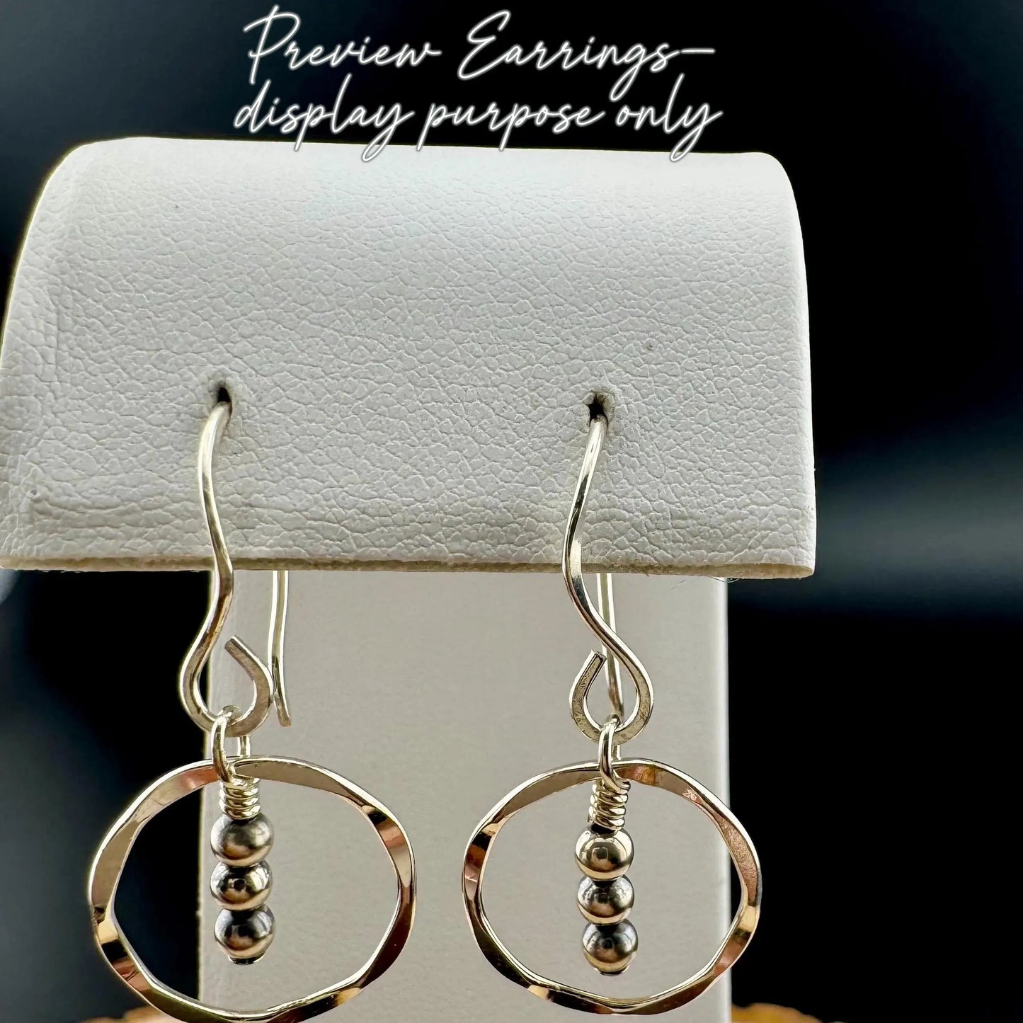 20 Gauge Handmade Sterling Silver Ear Wires: Side Hook, 3/4-inch Drop, Oxidized or Shiny