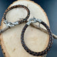 Mariner’s Clasp Leather Bracelet – Nautical Soul | Bolo Braided Cord + Stainless Steel Grit