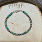 Boho Turquoise & Navajo Pearl Bracelet - Sterling Silver Beaded Jewelry