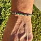 Boho Turquoise & Navajo Pearl Bracelet - Sterling Silver Beaded Jewelry