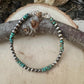 Southwestern Turquoise and Navajo Pearl Bracelet - Sterling Silver Desert Pearl Turquoise Bracelet