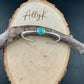 Sterling Silver Kingman Turquoise Bezel Bracelet – Handmade Adjustable Cuff Jewelry