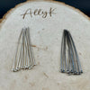 22 Gauge Argentium Silver Ball Headpins - 2 Inch, 10 Pack - Oxidized or Shiny Finish