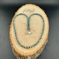 Navajo Pearl Turquoise Necklace – Sterling Silver Gemstone Southwestern Style Choker Necklace