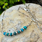 Sterling Silver Navajo Pearl Necklace with Arizona Turquoise Bar Pendant – Southwestern Artisan Jewelry