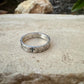 Sterling Silver 4mm Cross Band Ring - Minimalist Faith Jewelry