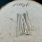 22 Gauge Argentium Silver Ball Headpins - 2 Inch, 10 Pack - Oxidized or Shiny Finish