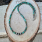 Turquoise & Navajo Pearl Necklace – Sterling Silver Southwestern Style (Best Seller)