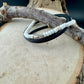 White turquoise leather wrap bracelet, genuine leather