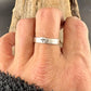 Sterling Silver 4mm Cross Band Ring - Minimalist Faith Jewelry