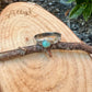 Sterling Silver Kingman Turquoise Band Ring - Hammered or Smooth Finish