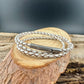 Genuine White Leather Braided Multi Wrap Bracelet - Unisex Gift with Bayonet Closure
