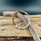 Braided Leather Wrap Bracelet with Silver Half Cuff - Rustic Style in Multiple Colors