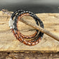 Braided Leather Multi Wrap Bracelet for Men or Women: Stainless Steel Magnetic Clasp