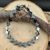 Stretch Hematite Cross Bracelet for Him & Her | Stackable Jewelry