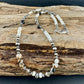 Navajo Pearl & White Buffalo Necklace – Sterling Silver White Turquoise Gemstone Choker