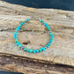 Turquoise Sterling Silver Bracelet – Elegant Kingman Round Gemstone Design