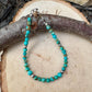 Turquoise Sterling Silver Bracelet – Elegant Kingman Round Gemstone Design