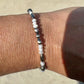 Navajo Pearl & Mother of Pearl Bracelet - Sterling Silver Beaded Gemstone Jewelry