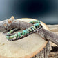 African Turquoise Multi Wrap Bracelet | Braided Leather & Sterling Silver Cuff | Unisex Design