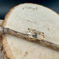 Sterling Silver & Brass Wave Rings • Mixed Metal Stacking Trio