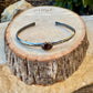 Unique Mixed Metal Garnet Cuff – Adjustable Handcrafted Sterling Silver Bracelet