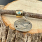 Turquoise Brass Ear Cuff | Wide Conch Band | No-Piercing Earring
