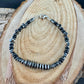 Black Silver Hematite & Onyx Bracelet – Unisex Elegant Unique Sterling Jewelry