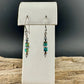 Desert Pearl Turquoise Earrings • Argentium Silver Southwest Dangles