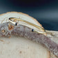 Black Onyx Cuff Bracelets Set | Hand-Forged Brass Stack of 3