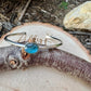 Blue Labradorite Cuff Bracelet – Handcrafted Adjustable Sterling Silver Jewelry