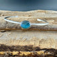 Blue Labradorite Cuff Bracelet – Handcrafted Adjustable Sterling Silver Jewelry