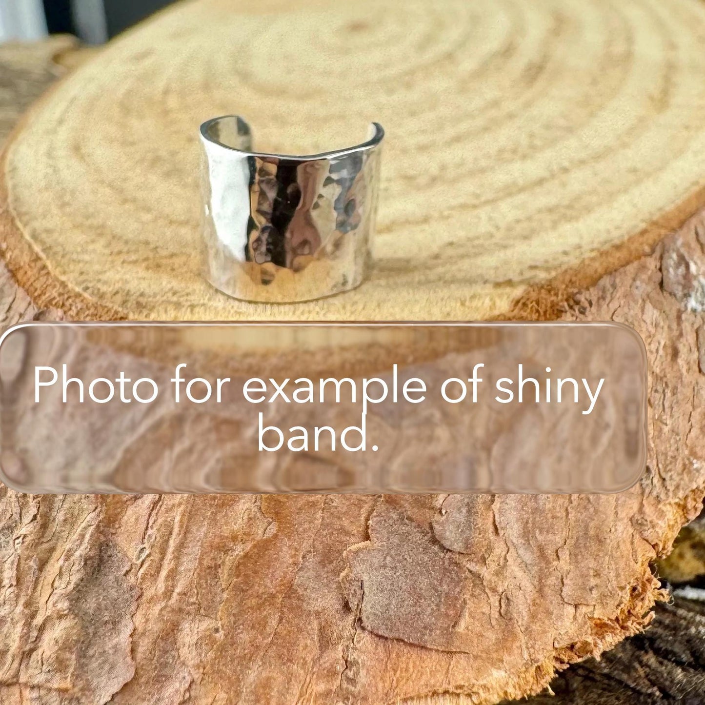 Sterling Silver White Buffalo Ear Cuff | Wide Conch Band | No-Piercing Earring