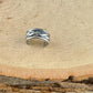 Sterling Silver Trinity Twist Ear Cuff | Wide Conch Band | No-Piercing Earring