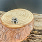 Sterling Silver Black Onyx Ear Cuff • No Piercing 3mm Cabochon Triple Row Design