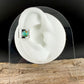 Turquoise 6mm Ear Cuff • Stylish Sterling Silver Faux Conch Wrap - No Piercing Required