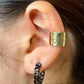Brass Hammered Ear Cuff | Wide Conch Band | No-Piercing Earring