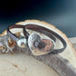 Leather Wrap Bracelet • Embossed Design • Silver Heart • Magnetic Clasp