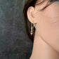 Sterling Silver Desert Pearl Earrings • Stacked 4mm 5mm Pearls • Minimal Southwest Drop